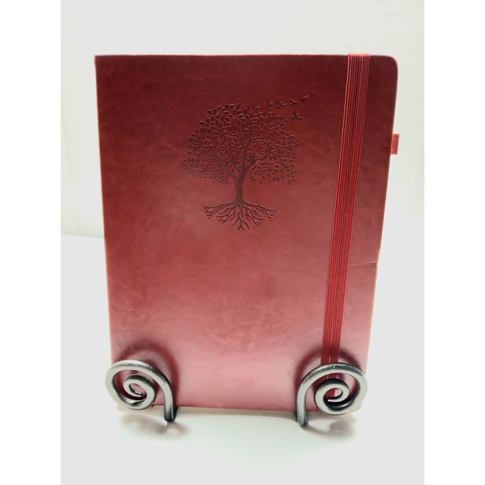 Journal Notebook A5 Softcover Vegan Leather Lined Page Tree Of Life